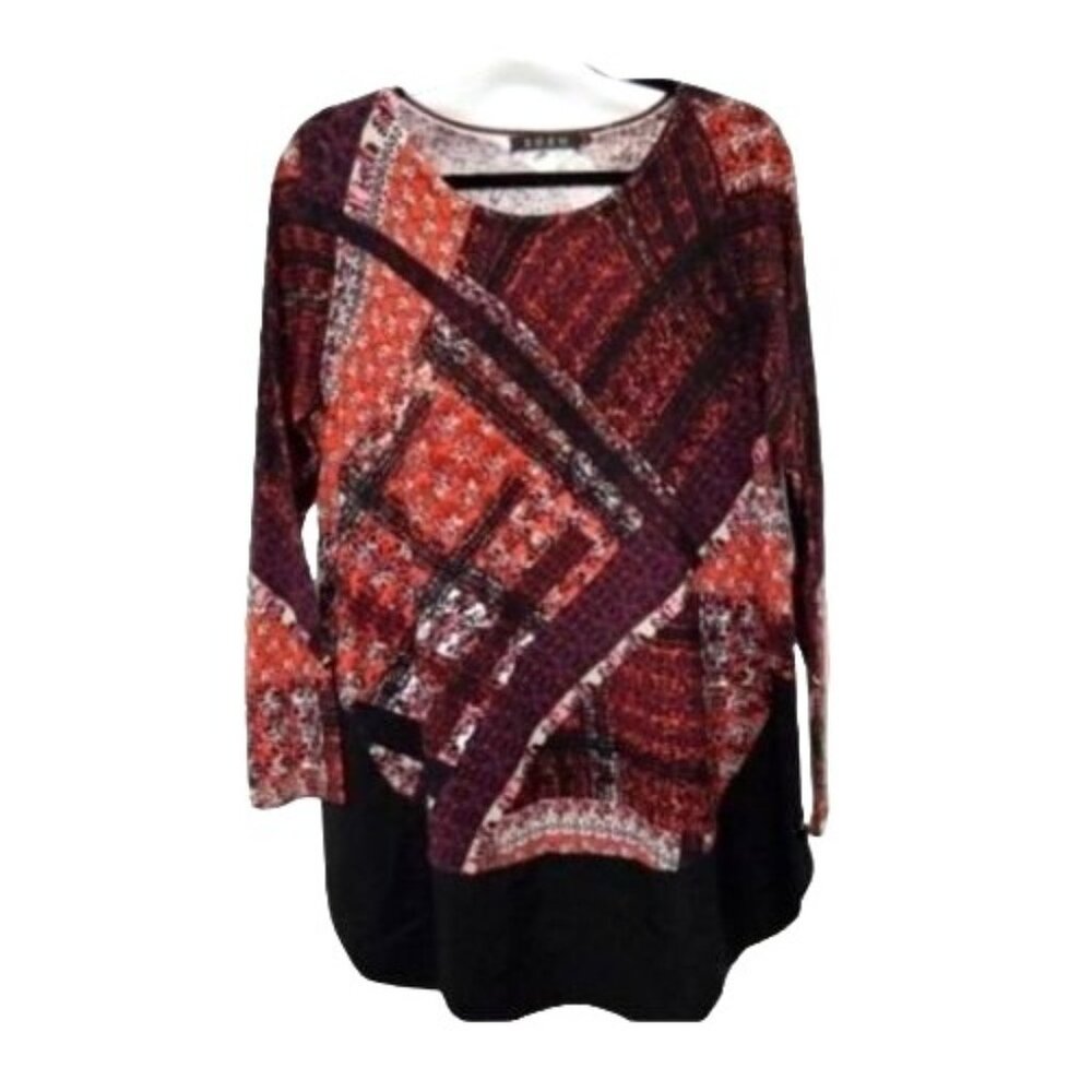 ZOZO Lightweight Sweater Tunic Top Womens Large Shirt Tail Hem New